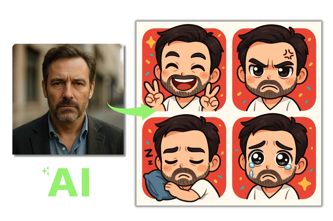 Generate Chibi Style Emojis